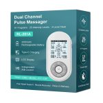 Dual Channel TENS EMS Muscle Stimulator with 3-Level Heat for Recovery & Wellness