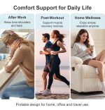 Dual Channel TENS EMS Muscle Stimulator with 3-Level Heat for Recovery & Wellness - Image 3