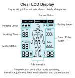 Dual Channel TENS EMS Muscle Stimulator with 3-Level Heat for Recovery & Wellness - Image 8