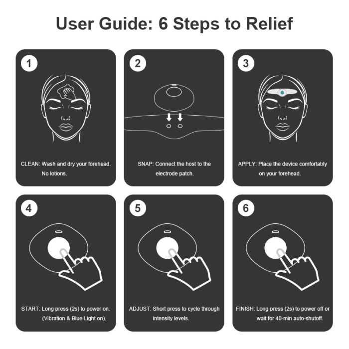 Wearable Migraine Relief Stimulator – MEL189A - Image 3