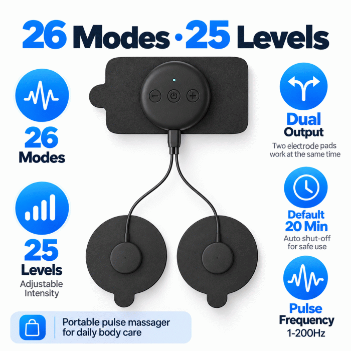 App-Controlled Dual-Channel TENS & EMS Massager - Image 2