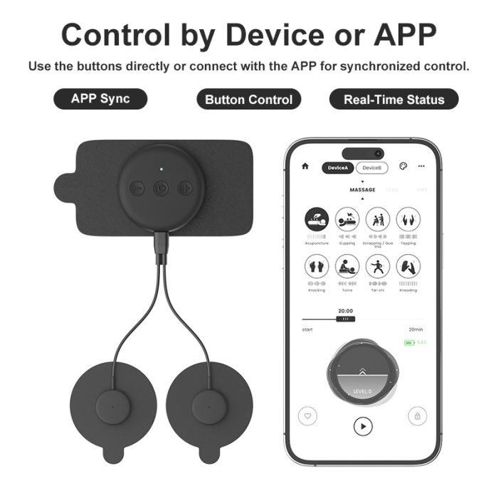 App-Controlled Dual-Channel TENS & EMS Massager - Image 3