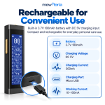 Rechargeable Wired TENS Unit with 24 Modes & 20 Intensity Levels - Image 3