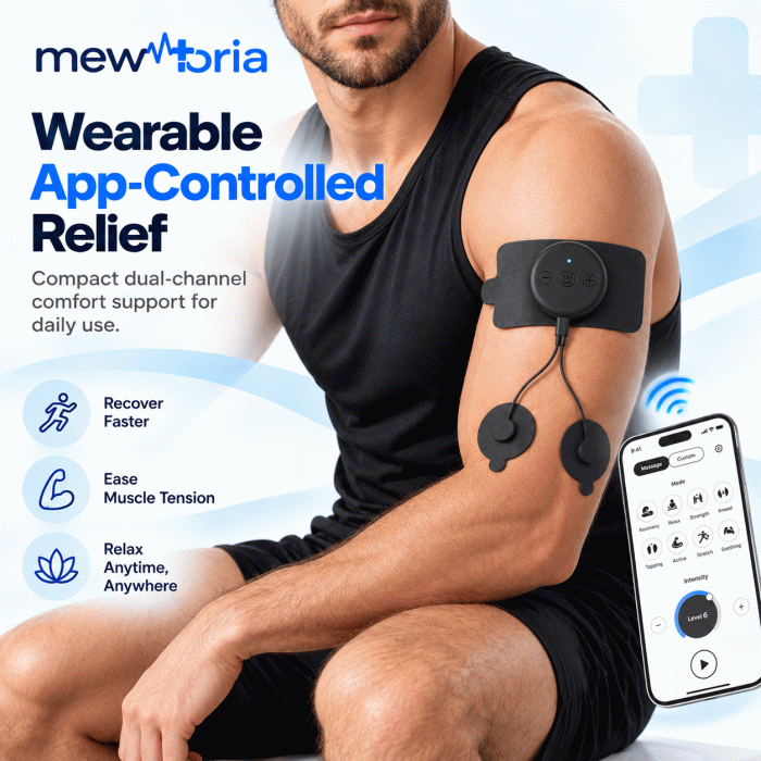 App-Controlled TENS & EMS Massager with 26 Modes & 25 Intensity Levels - Image 4
