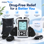 Rechargeable Dual Channel TENS Unit with 50 Intensity Levels & 5 Modes - Image 2