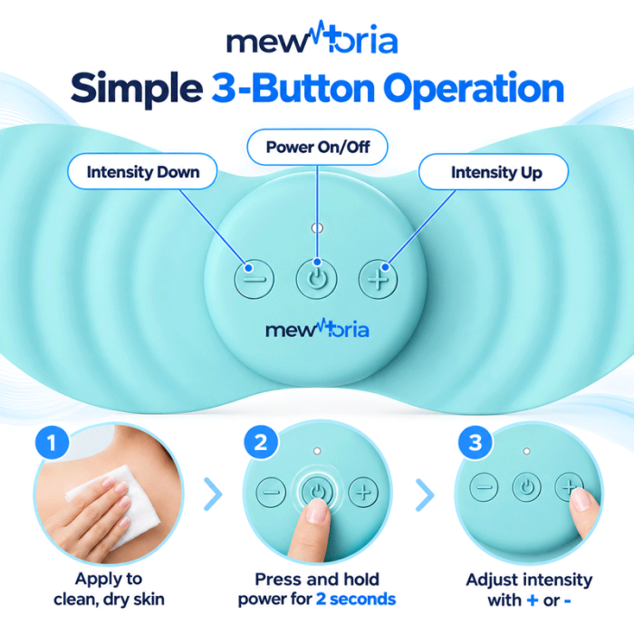 Wireless TENS Massager with Heat – 6 Modes & 30 Intensity Levels - Image 8