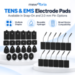 TENS & EMS Electrode Pads – Snap-On & 2.0 mm Pin Options - Image 2