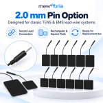 TENS & EMS Electrode Pads – Snap-On & 2.0 mm Pin Options - Image 5