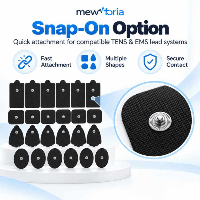 TENS & EMS Electrode Pads – Snap-On & 2.0 mm Pin Options - Image 6