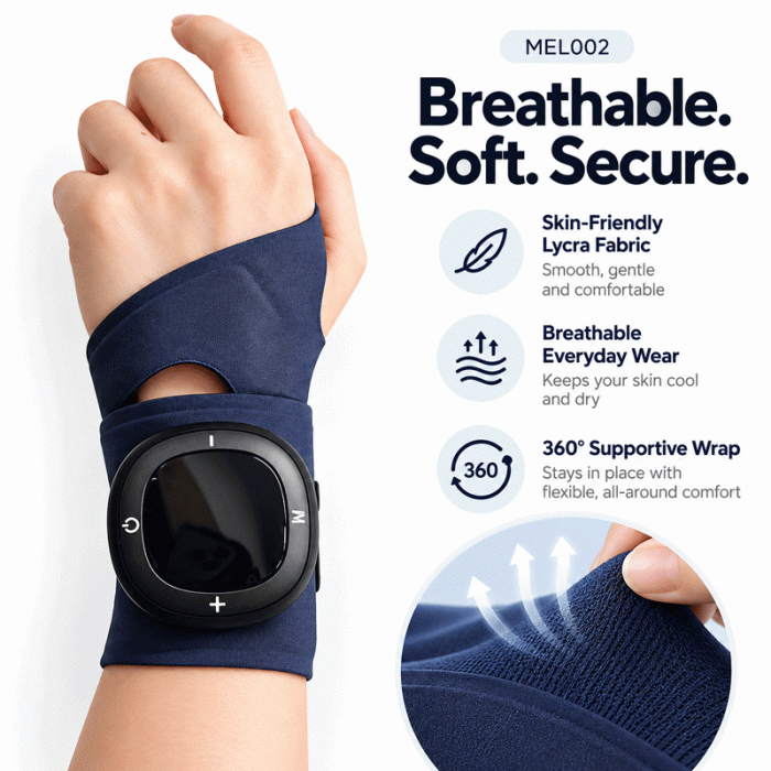 EMS Wearable Wrist Massager with Adjustable Wrist Support - Image 6