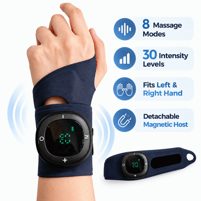 EMS Wearable Wrist Massager with Adjustable Wrist Support - Image 5