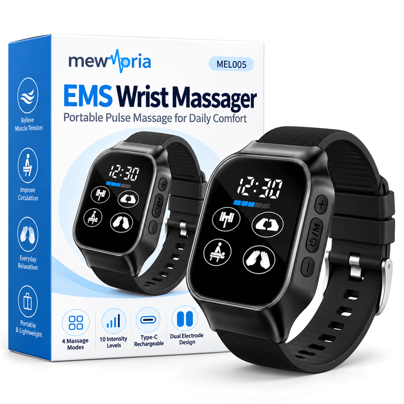 MEL005-(1) Wearable EMS Wrist Massager with Dual Electrodes - Image 1