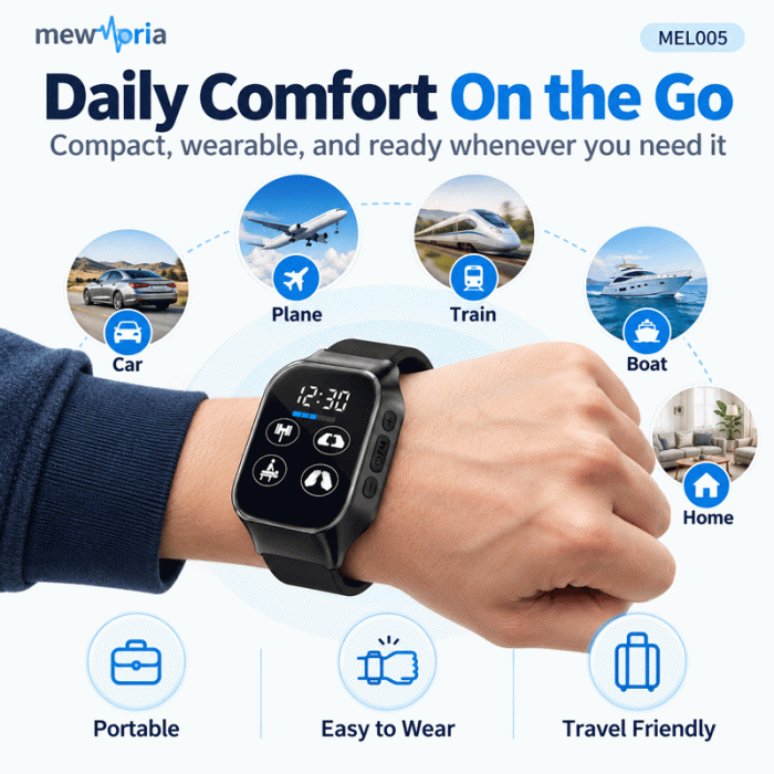 Wearable EMS Wrist Massager with Dual Electrodes - Image 4
