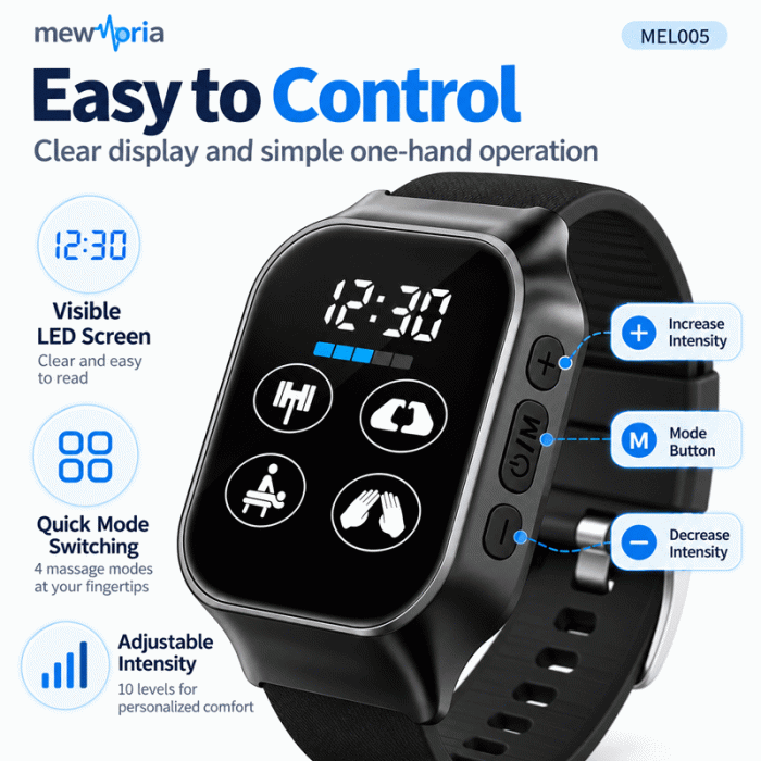 Wearable EMS Wrist Massager with Dual Electrodes - Image 7