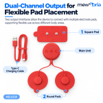 App-Controlled TENS EMS Massager with Dual-Channel Output & 26 Modes - Image 4
